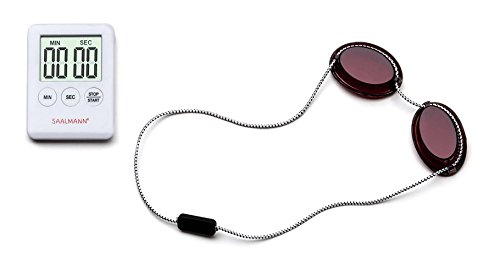 Saalux® UV-Lichtkamm (UV-B) – inkl. Schutzbrille und Timer, UV Kamm - 3