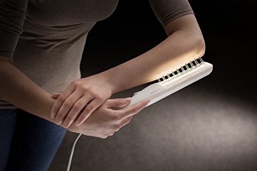 Saalux® UV-Kamm (UV-A1, 370 nm) u. a. zur Behandlung von Neurodermitis - inkl. Schutzbrille, Timer (UV Lichtstab) - 7